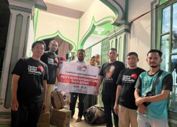 Tanggap Darurat Banjir, Tarara Global Humanity Salurkan Bantuan Makanan Langsung ke Posko Pengungsian di Kota Mini Bereunuen, Pidie