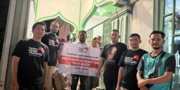 Tanggap Darurat Banjir, Tarara Global Humanity Salurkan Bantuan Makanan Langsung ke Posko Pengungsian di Kota Mini Bereunuen, Pidie
